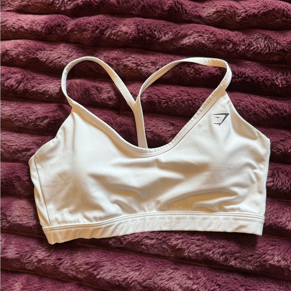 Gymshark White Sports Bra